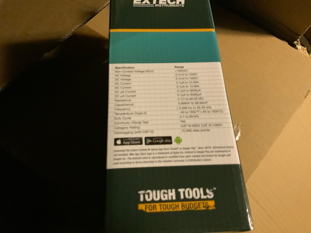 Extech MM750W Wireless Datalogging CAT IV True RMS Multimeter