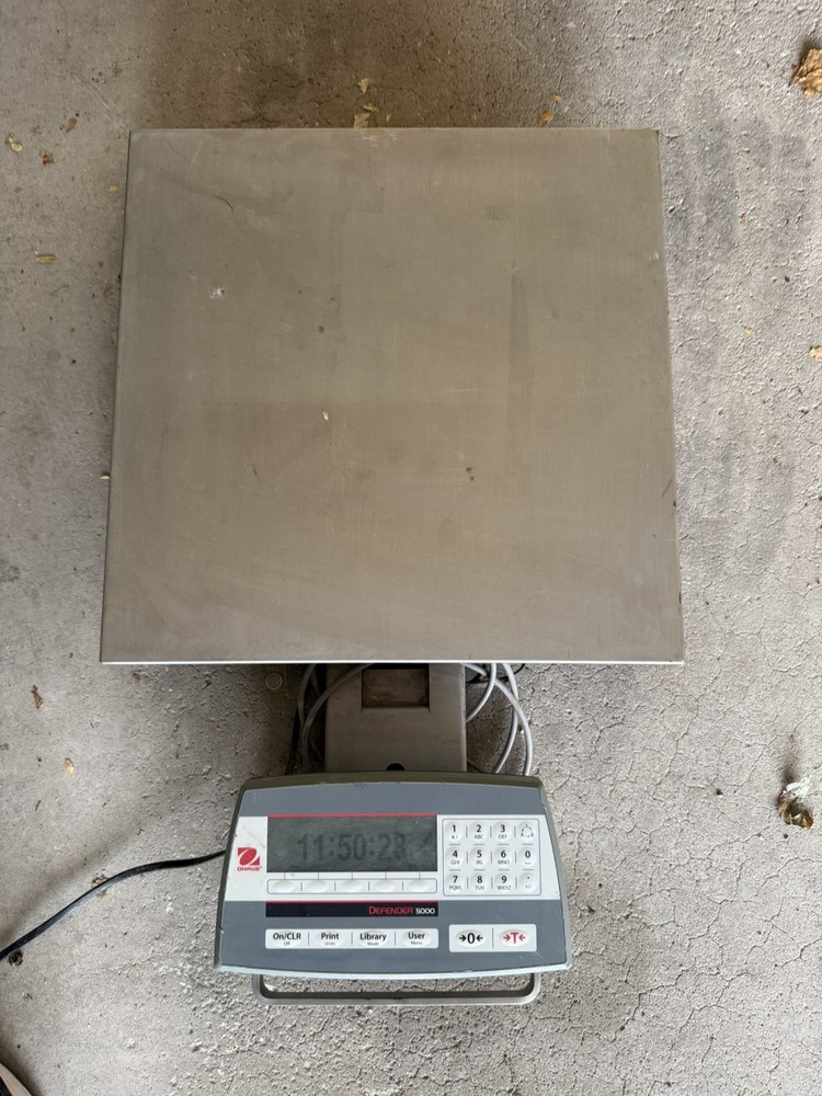 Ohaus TD52P Defender 5000 Digital scale 18x18 platform
