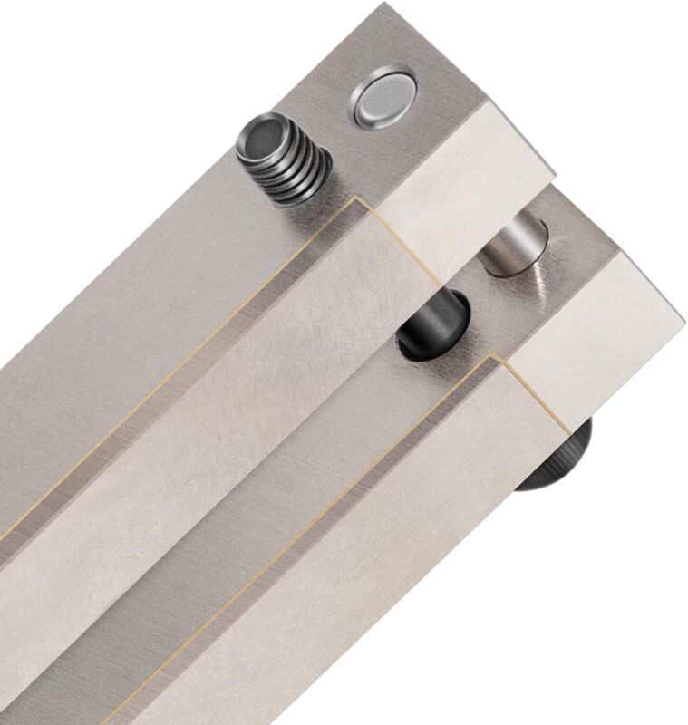 Hardened File Guide with Carbide Surface For Knife Making Knife Maker Tool 2''