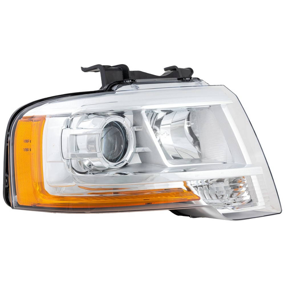 Halogen Headlight For 2015-2017 Ford Expedition with Bulb/s Projector Passenger
