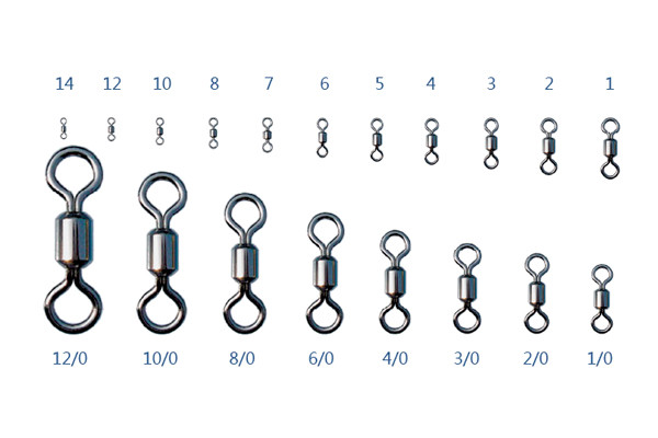 2/0 Barrel swivels by Dblue 50pcs/pack