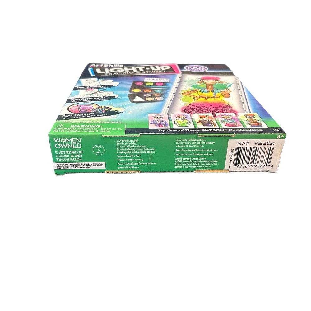 ArtSkills Light Up Tracing Studio Lightbox Create Paint Styles Nostalgic Gift