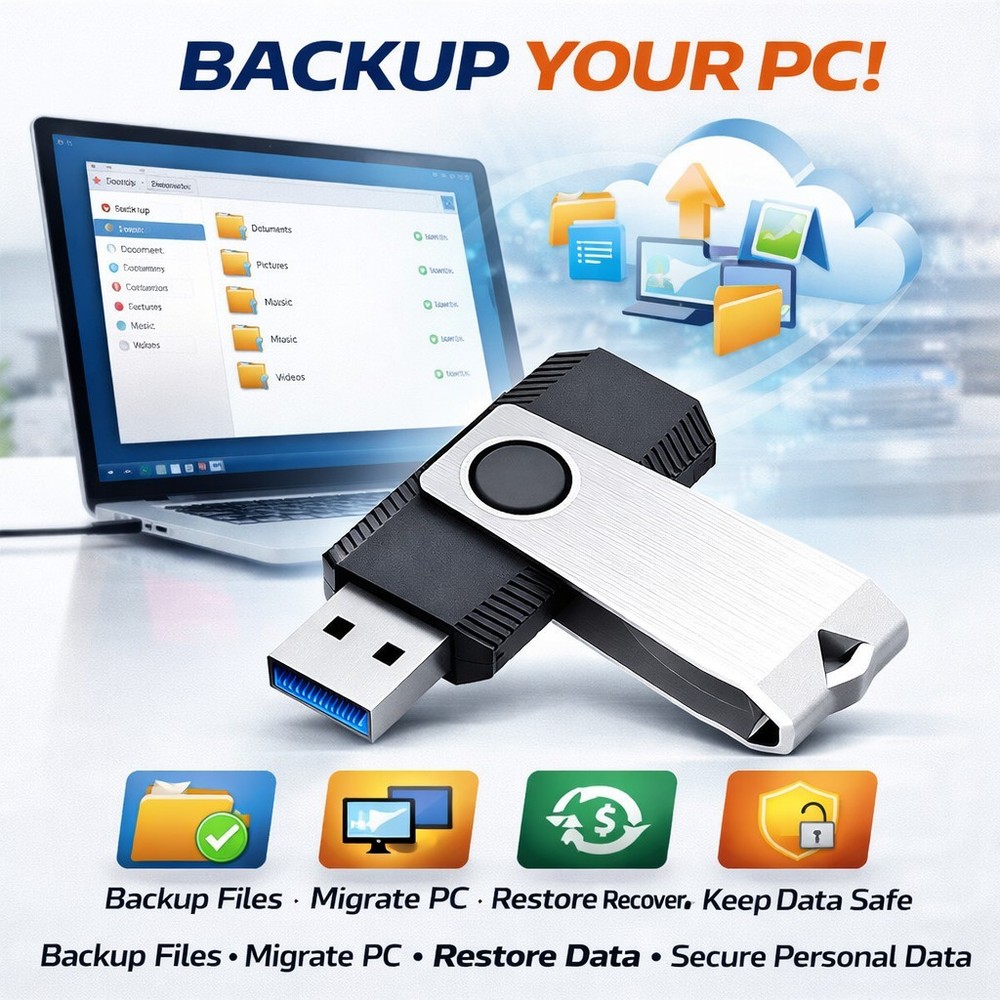 Ultimate Computer Repair Toolkit USB | Bootable Recovery & Diagnostics | 5 PACK