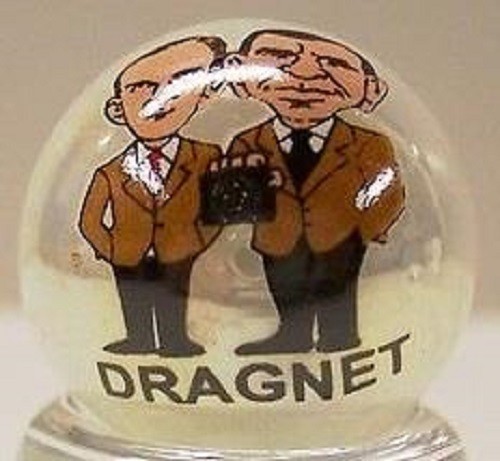Dragnet Glass 1" Logo Marble