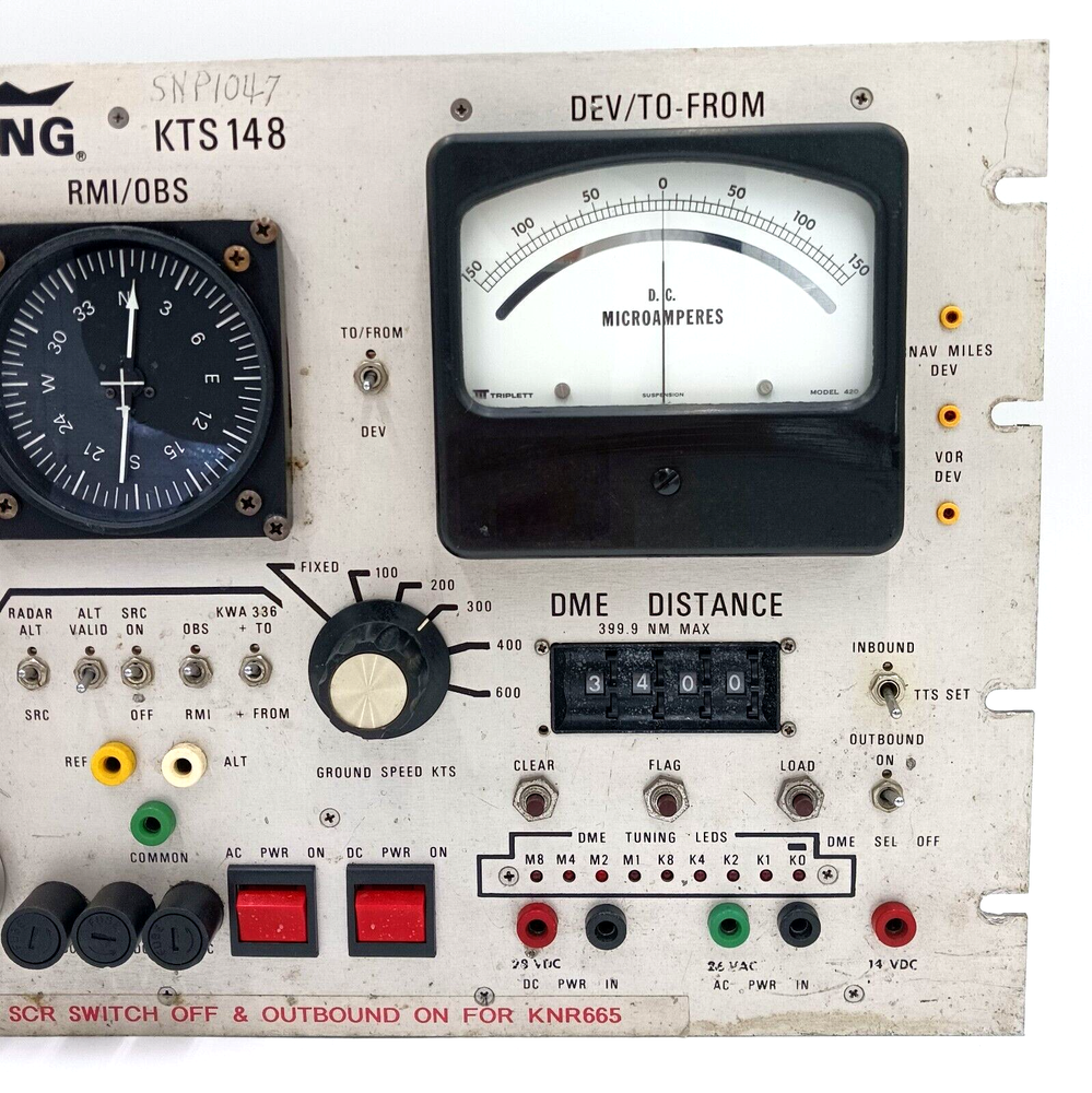 Bendix King KTS-148 Test Panel