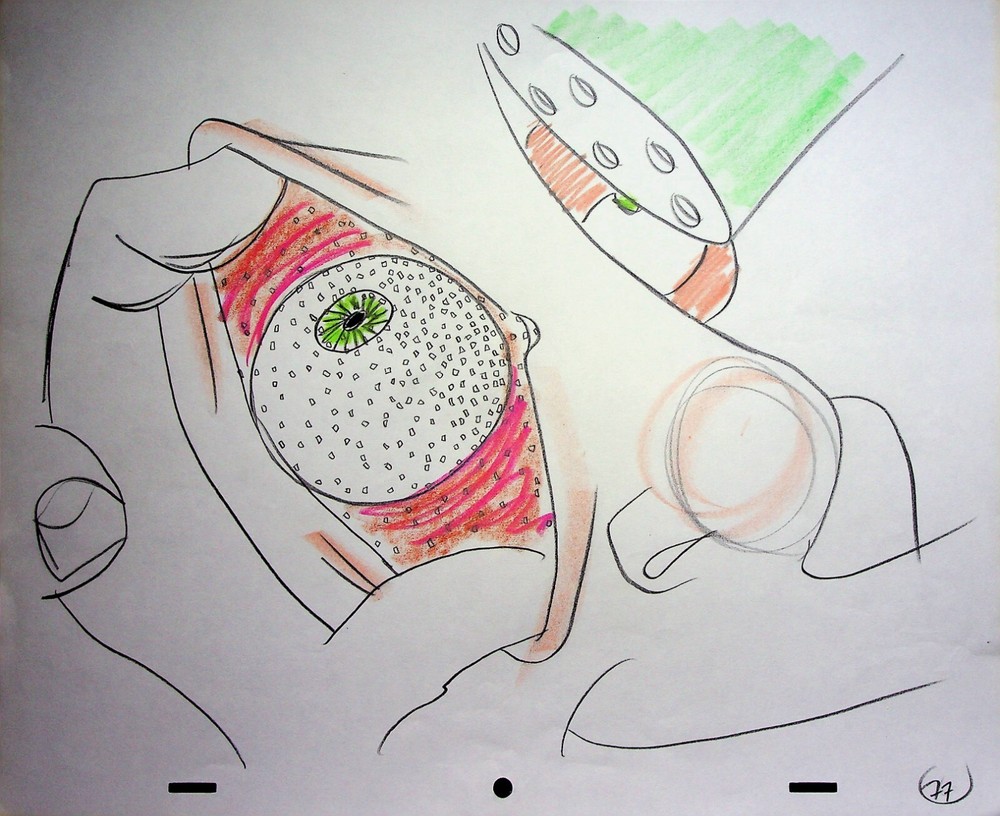 Lloyd's Lunchbox IV 1997 Gregory Ecklund Production Hand Drawn Animation Cel