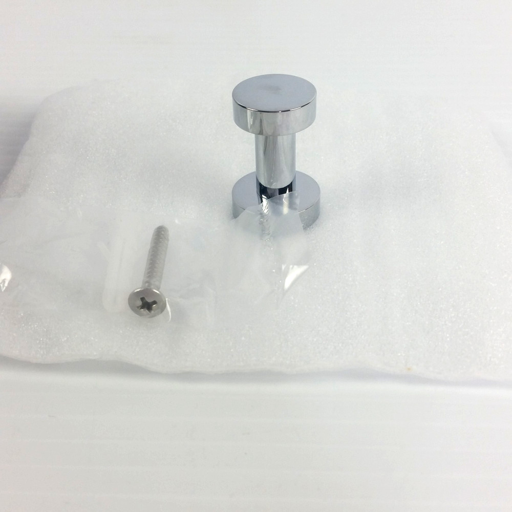 Alno A8980-PC Euro Bath 1.25" Robe Hook Polished Chrome 1 1/4"