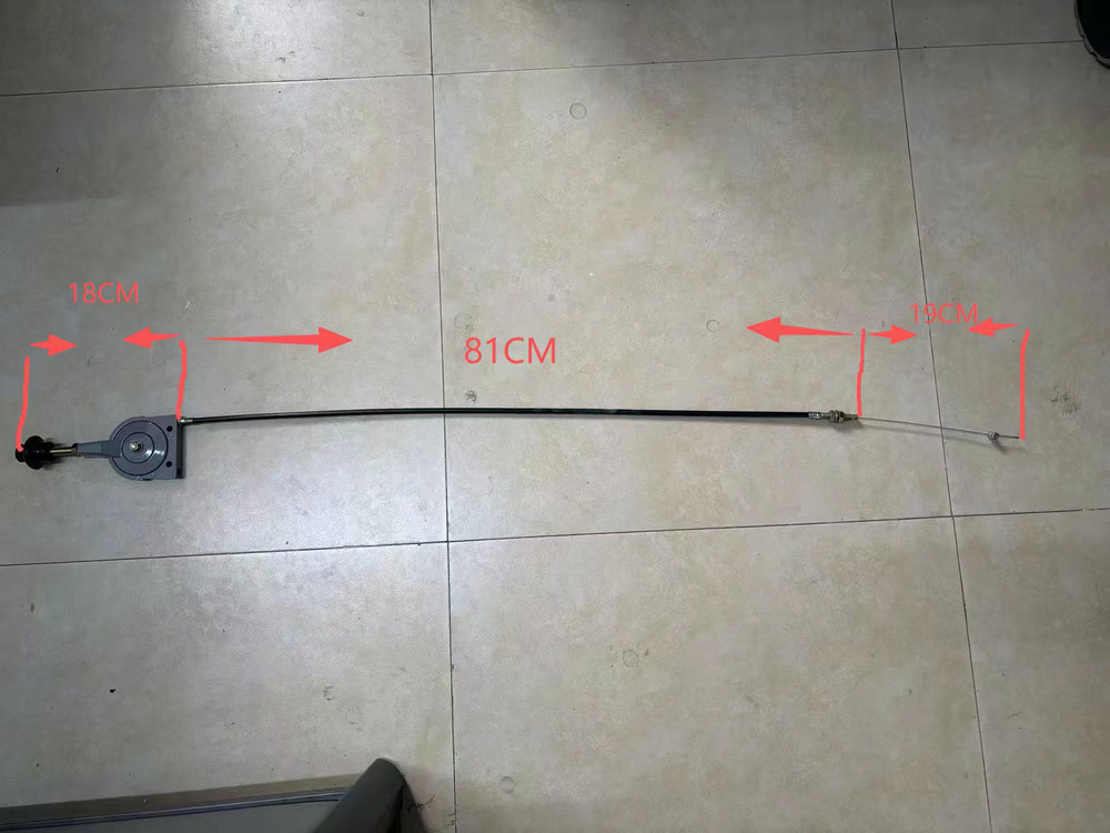 For Mini Excavator New Manual Bendable Control Throttle Cables Throttle Cable