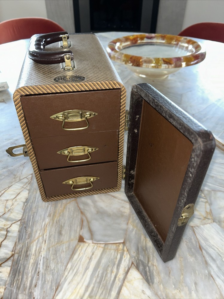 Vintage Slide Case Barnett & Jaffe File Case