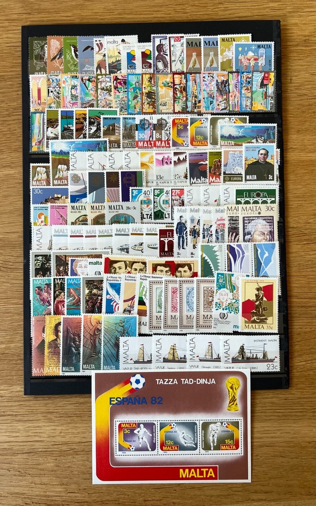 Malta yearsets 1981-1985 MNH VF