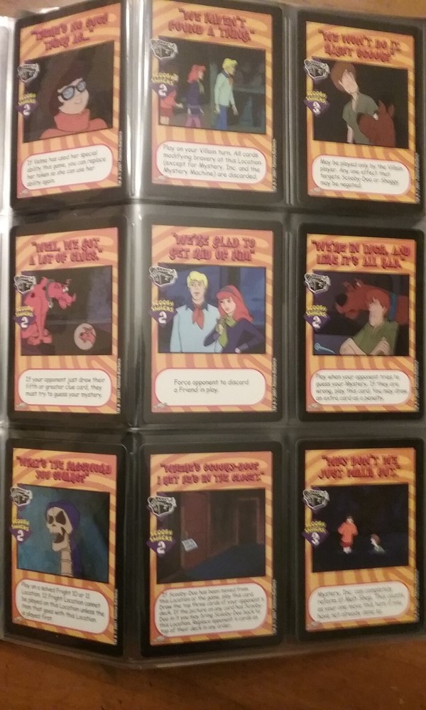 Scooby Doo Expandable Card Game Alien Expansion 100 Card Set *Read Description*