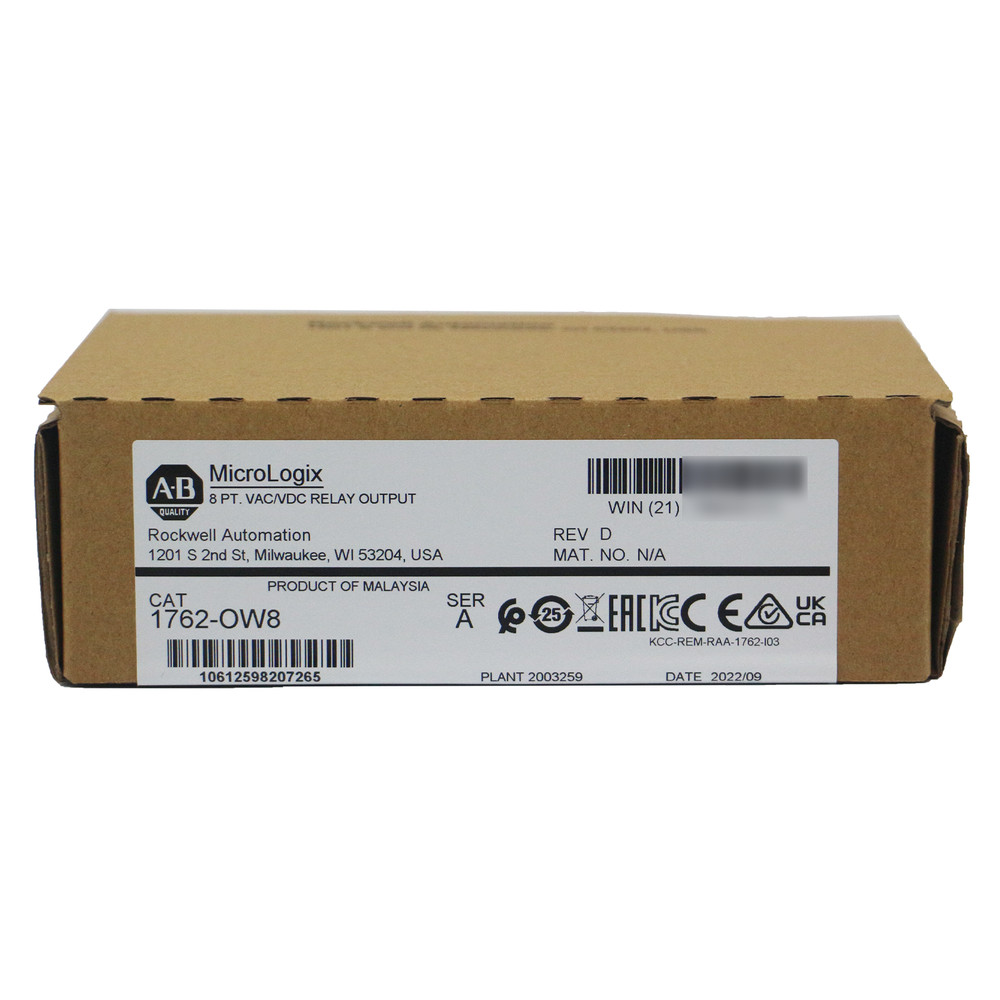 New 1762-OW8 MicroLogix 8 Point Relay Output Module 1762OW8