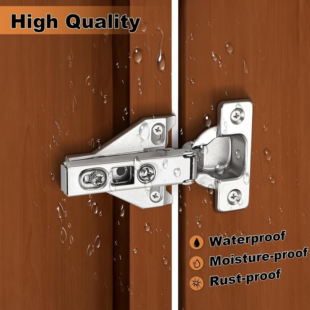 Full Overlay Soft Opening Clip On Face Frame Mounting Cabinet Hinge 1 pair