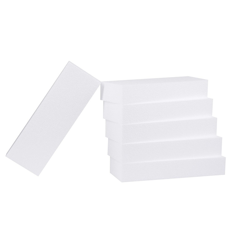 6 Pack EPS Foam Blocks 4x12x2 Craft Panels