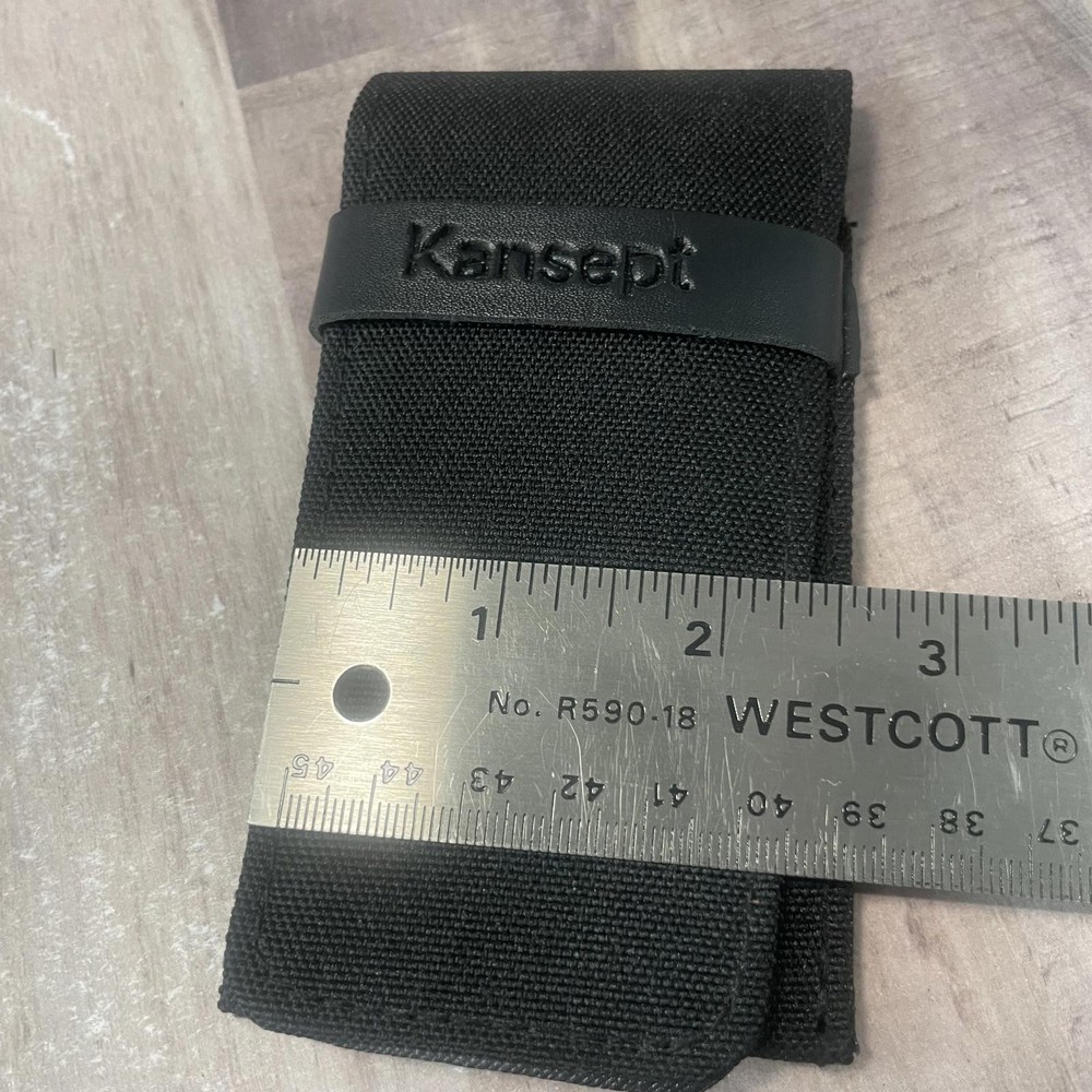 Kansept Knife Case Foldover Black EMPTY