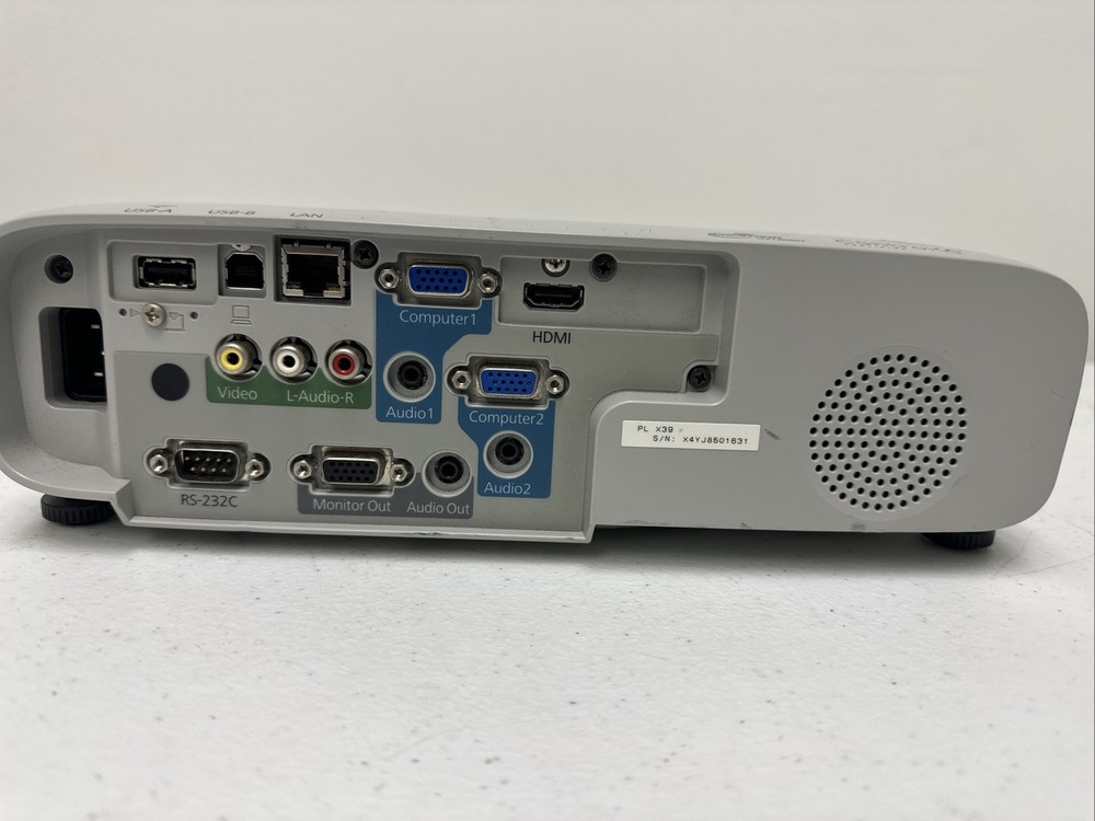 Epson PowerLite X39 LCD Projector 