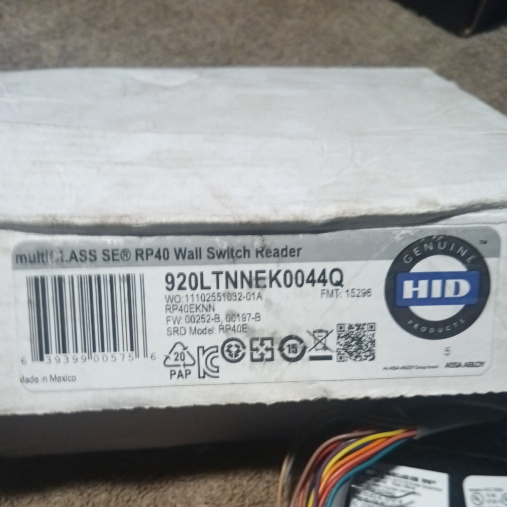 HID 920LTNNEK0044Q RP40 MultiCLASS Reader