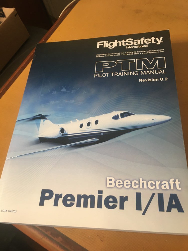 Hawker Beechcraft Premier 1/1A Pilot Training Manual