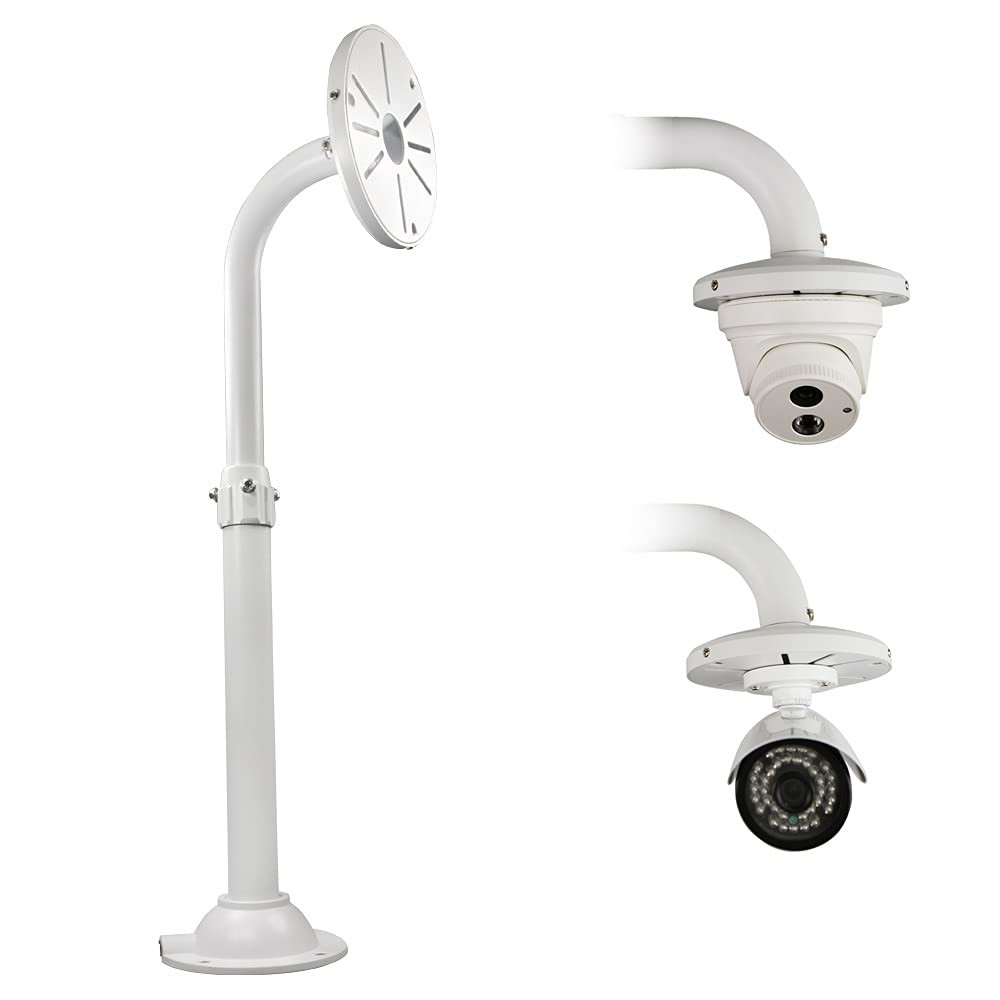 compcctv Security Camera Mount Bracket, Dome 15.7-23.6 inch, Beige