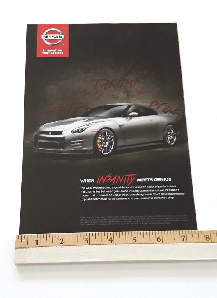 NISSAN GT-R ORIGINAL 2016 AD