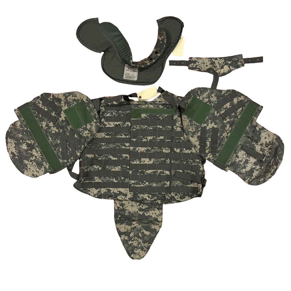 ACU protector Base Protective Vest Plate Carrier w/ Soft Armor Inserts Medium