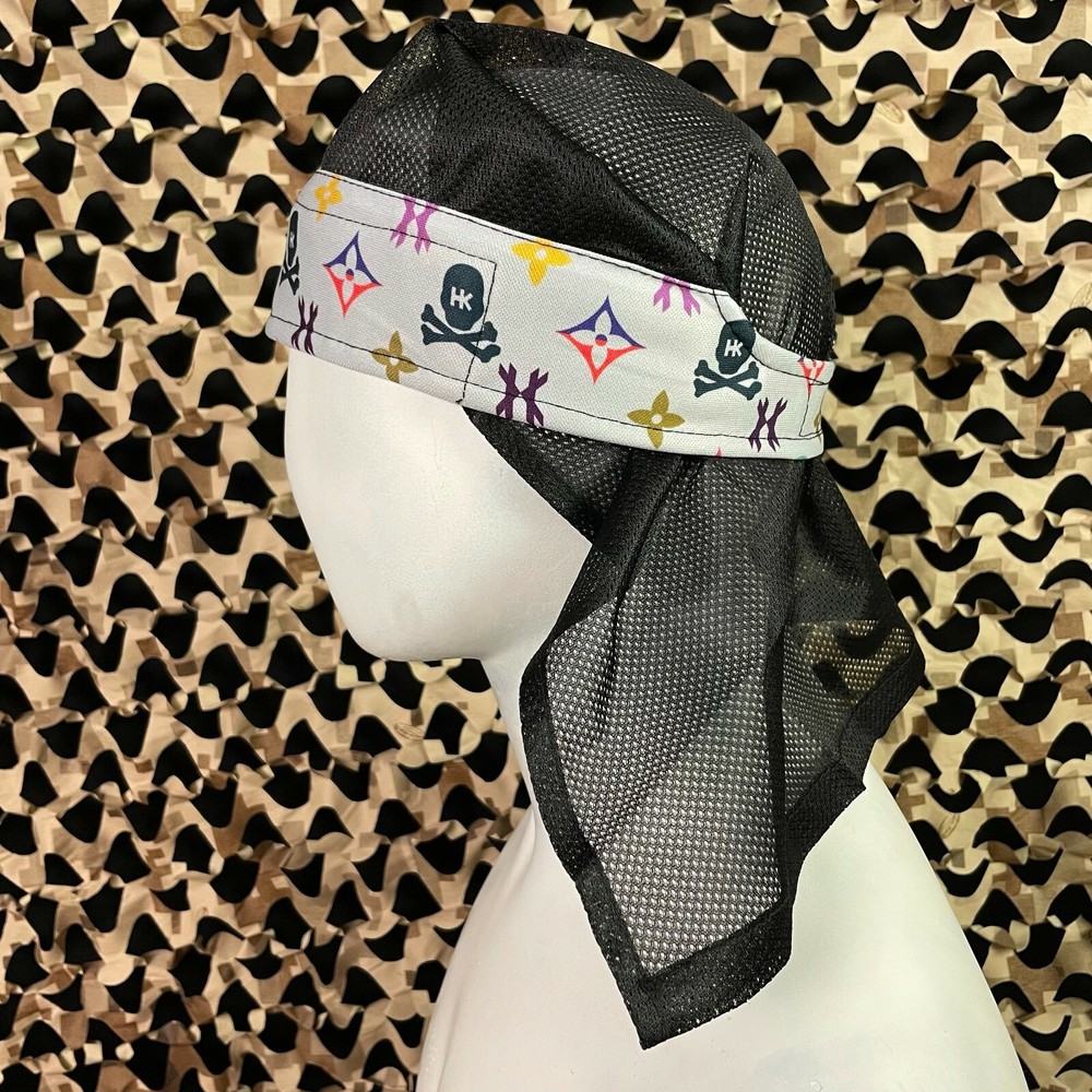 NEW HK Army Headwrap - Monogram Bone/Multi