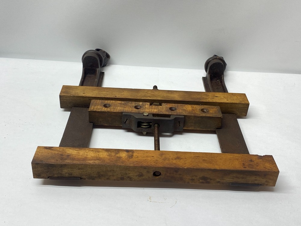 Antique Cast Iron Caster Wheels -Adjustable Leveling - Salvaged Hardware Piano