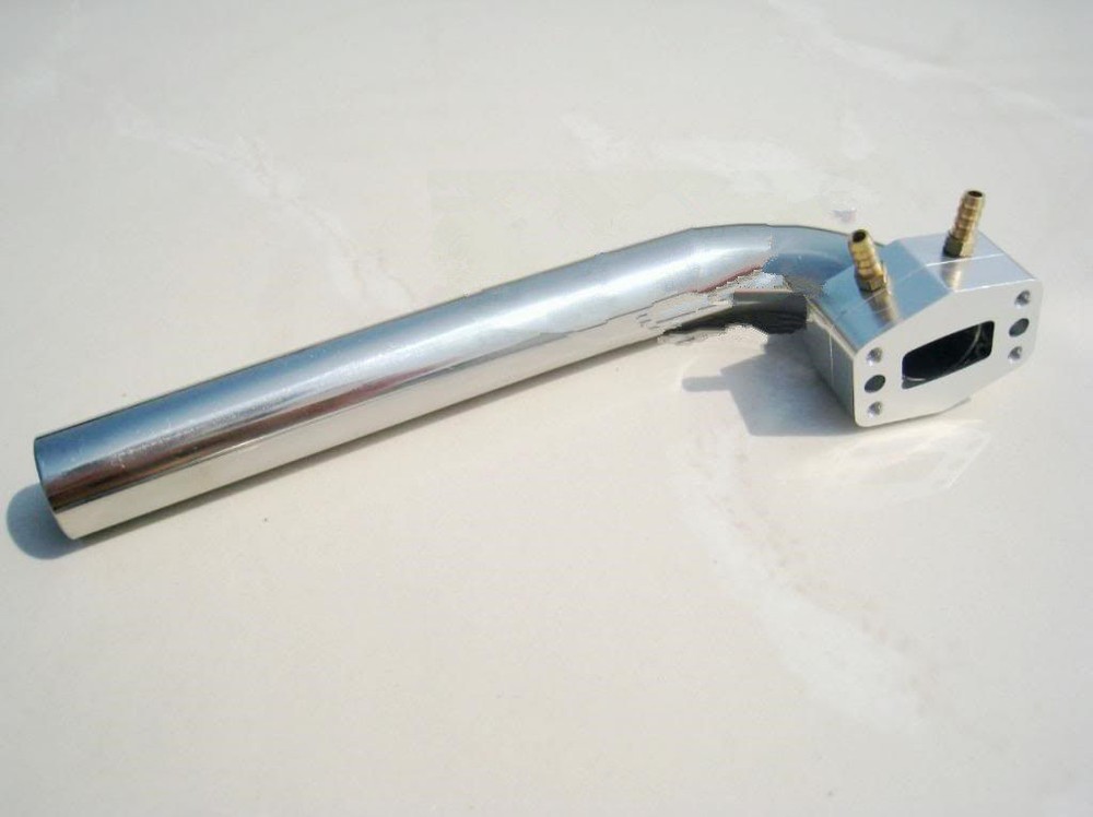 #227 Ball Head 95°-105° Adjustable Header w/ Flange RC Boat