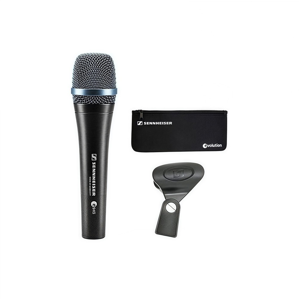 Opened e945 Wired Super Cardioid Dynamic Handheld Microphone - Early Box Version