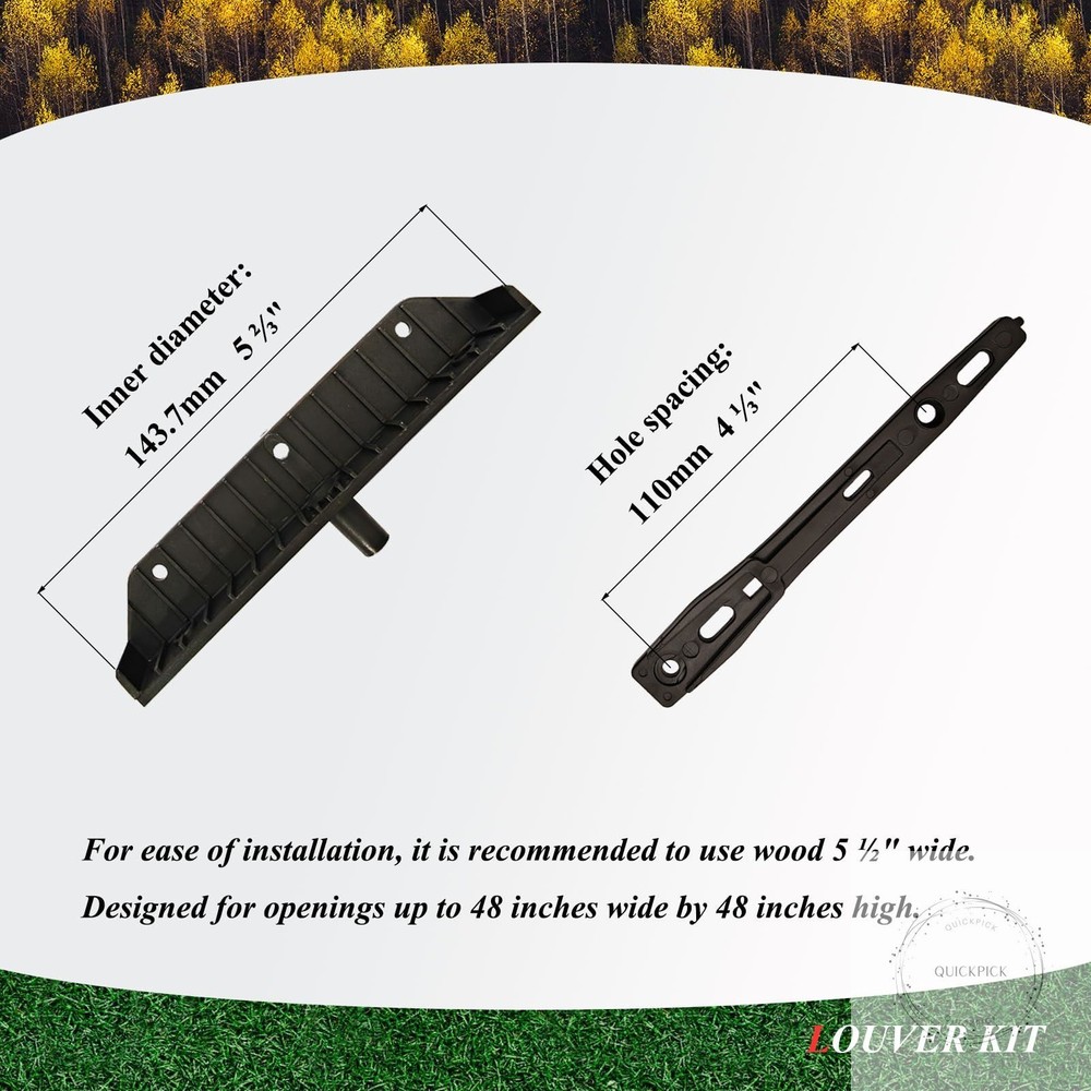 Louver Bracket Kit, Deck Sunblind System, Shutters Hardware System for Windows