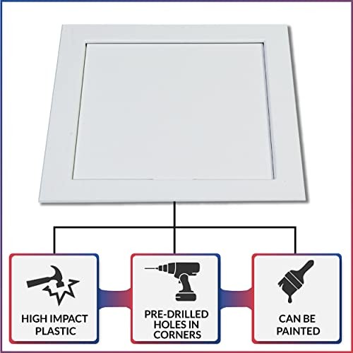Access Panel - 12"x12" Drywall Access Panel for 12"x12" ID Access Panel-White