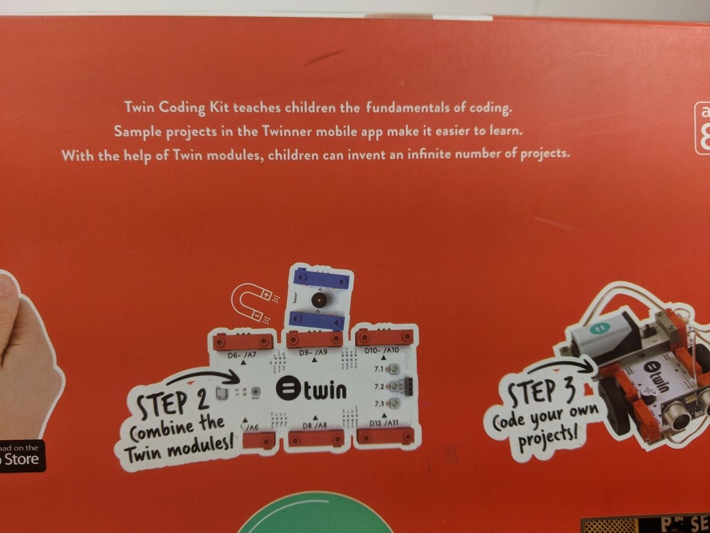 Twin STEM Coding Kit Learn Programming for Children Ages 8+ Mobile App