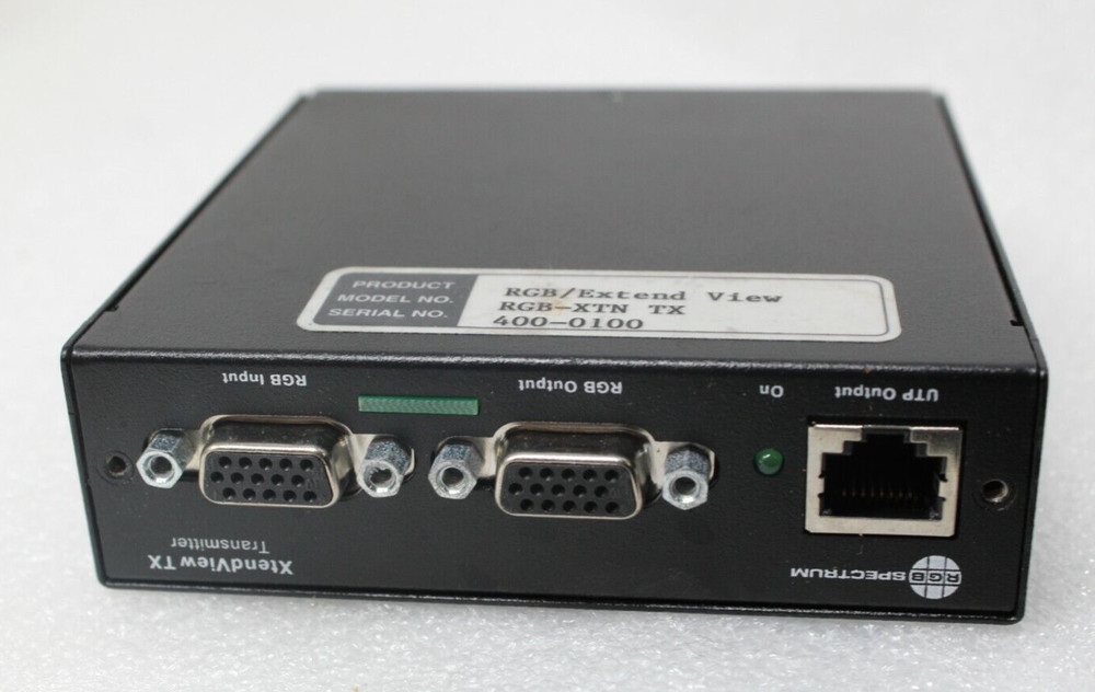DGB SPECTRUM EXTEND VIEW MODEL RGB XTN-TX XTENDVIEW TX TRANSMITTER