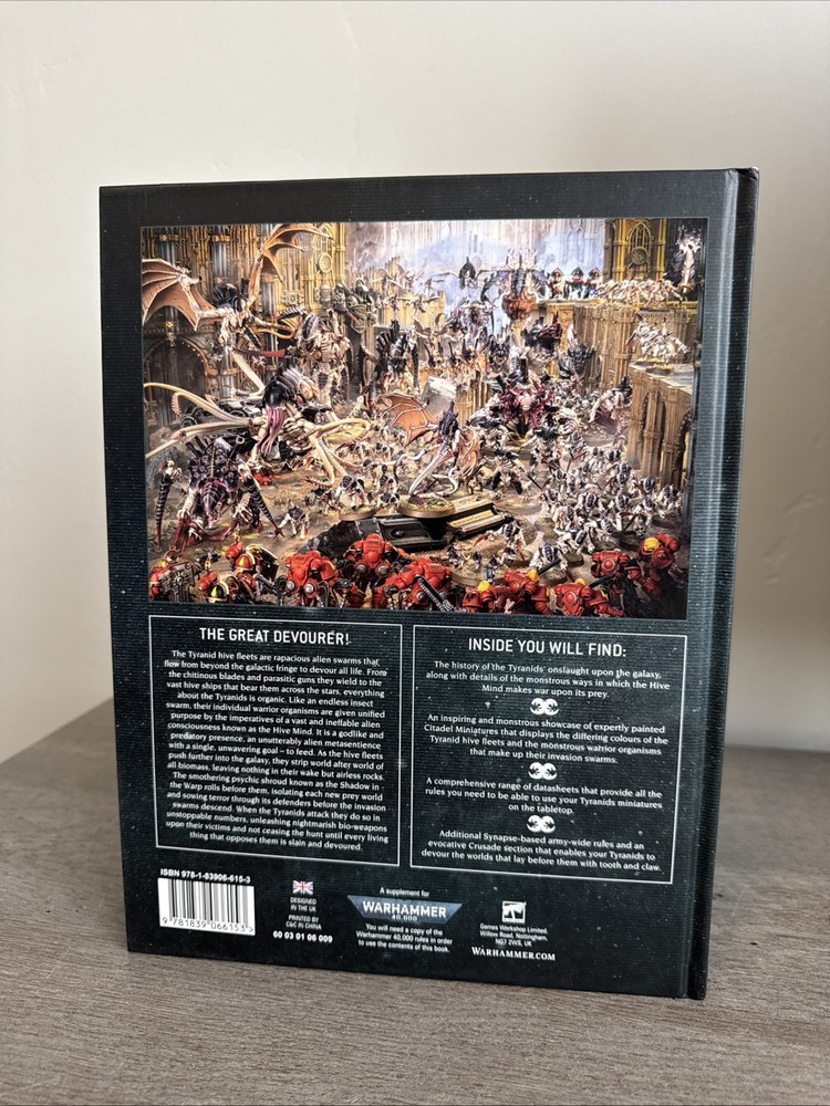 Games Workshop Warhammer 40K Codex: Tyranids Army Book NINTH Edition