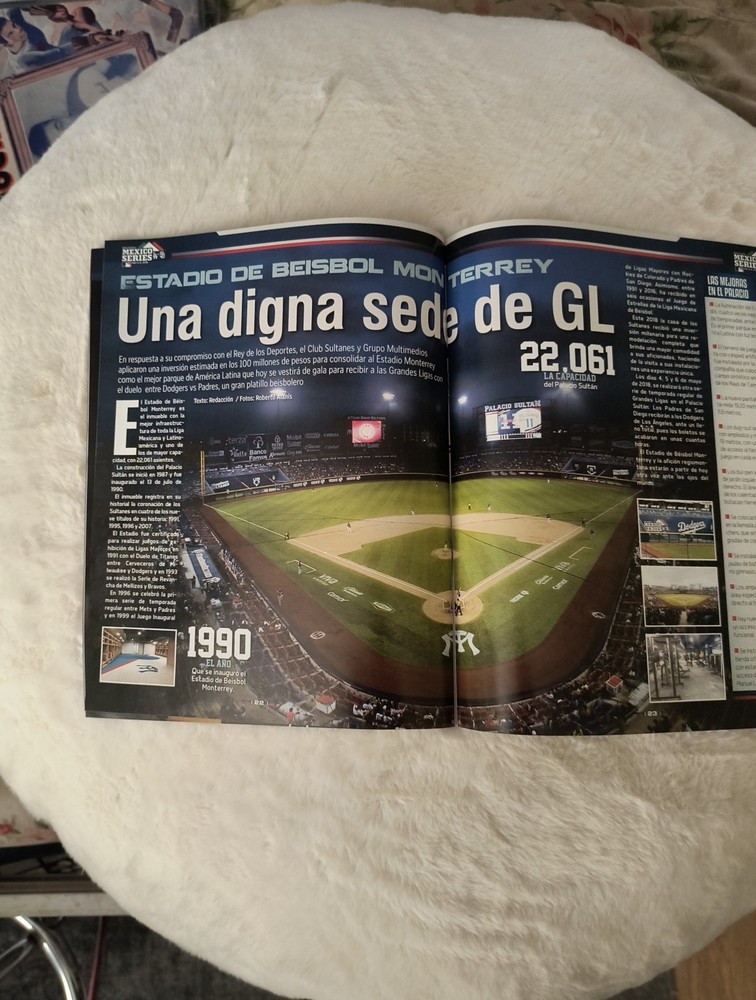 2018 Dodgers/Padres Monterrey Mexico Program