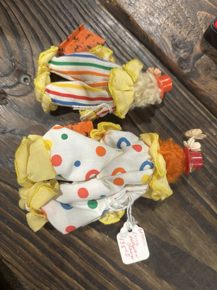 Clown Dolls. Maybe Porcelain