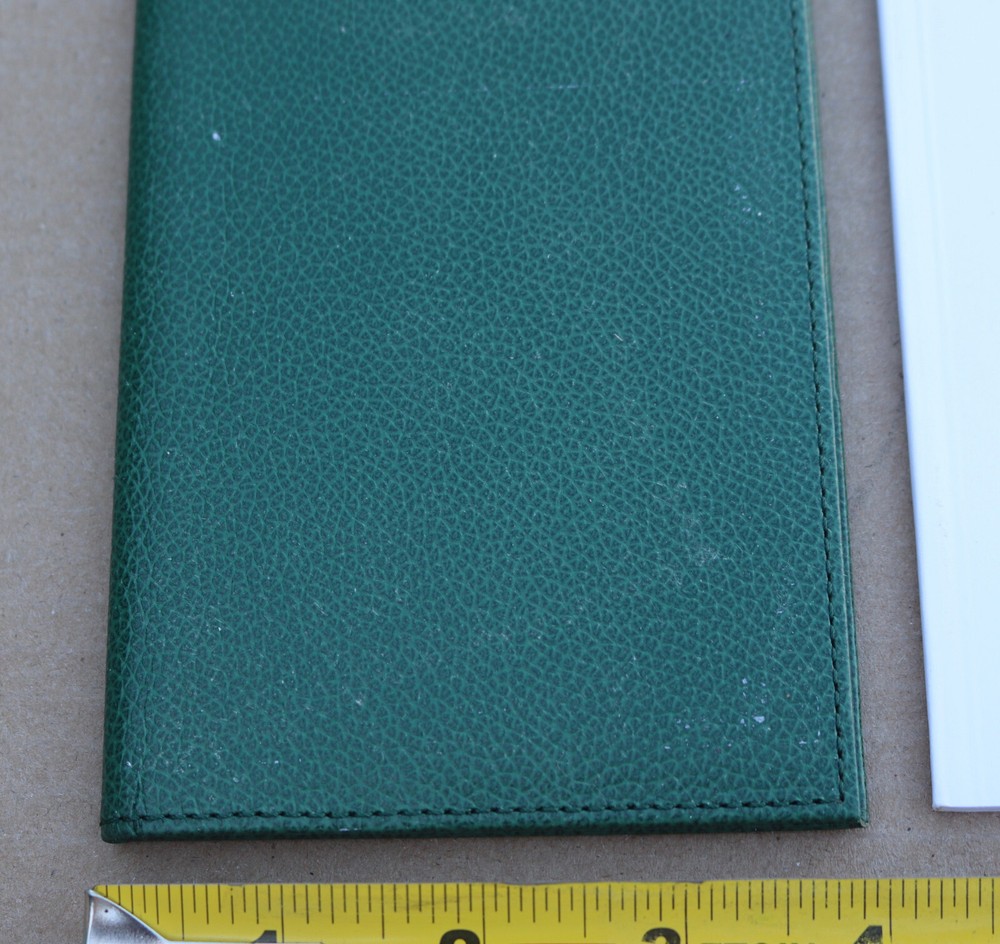 Vintage Rolex Green Leather Memo Notepad Note Book Ref. 70.06.02 Geneva
