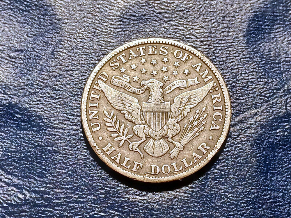 VF 1909-P Barber Half Dollar