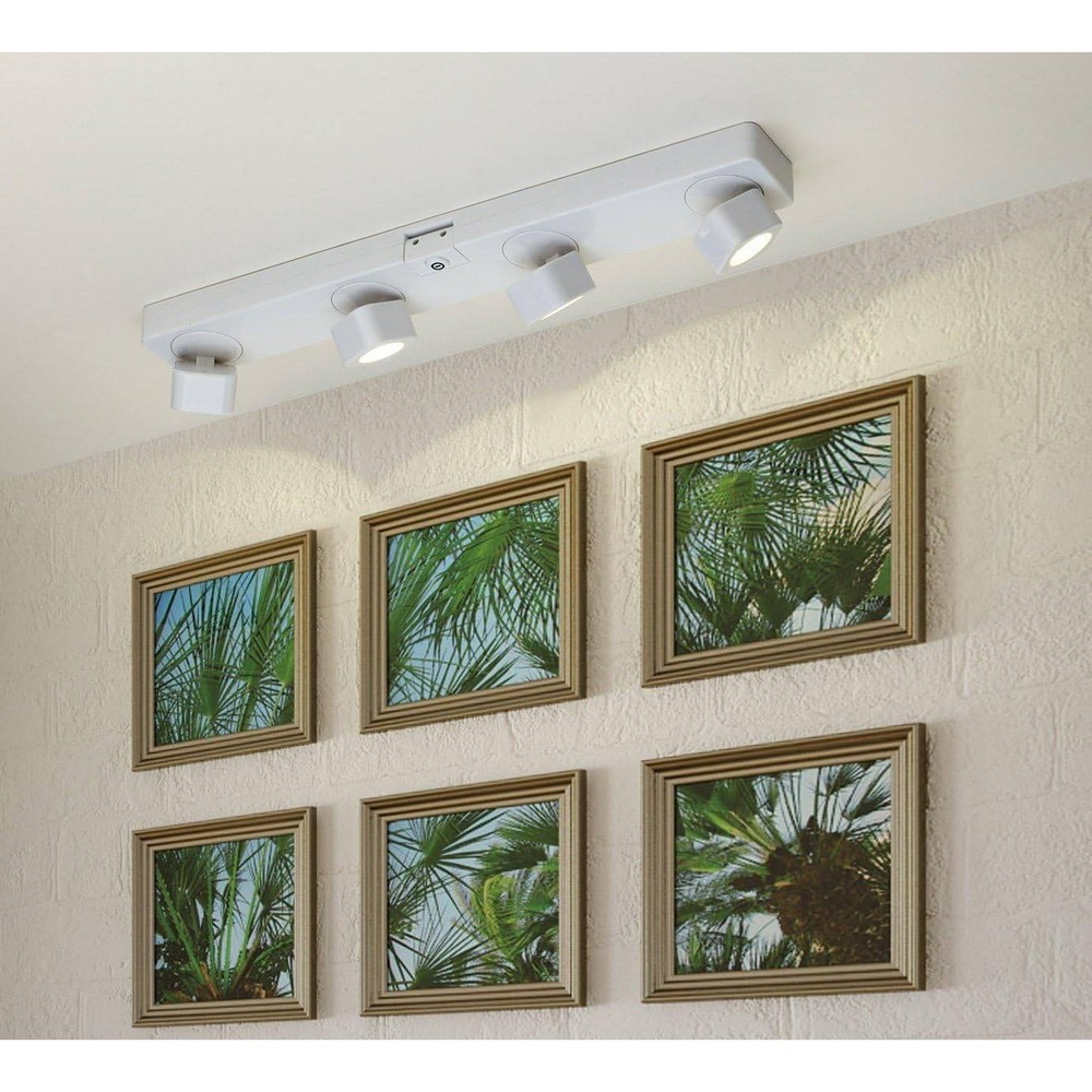 LIGHT IT! 30036-308 Wireless Remote Controlled LED Fastrack Set, White