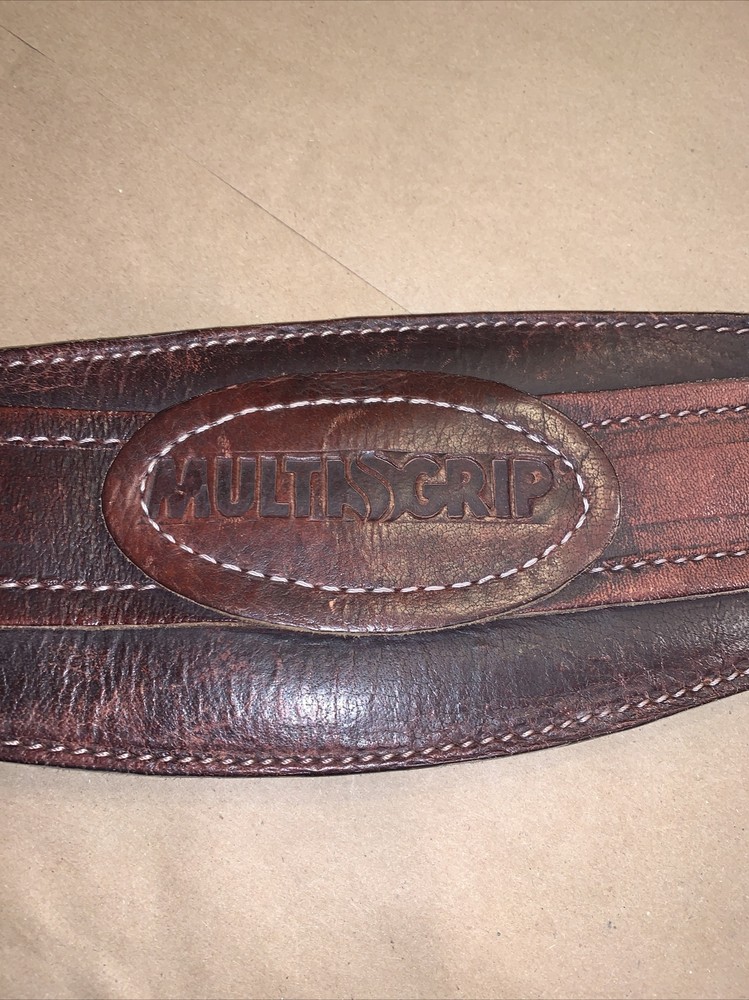 MultiGrip weight belt Small - dark leather. H2.