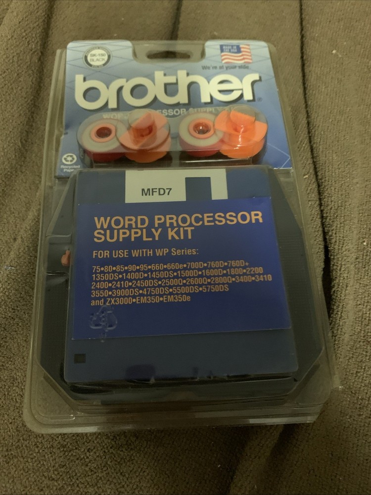 Brother SK-150 Starter Kit Typewriter Word Processor Accessory Kit Black New