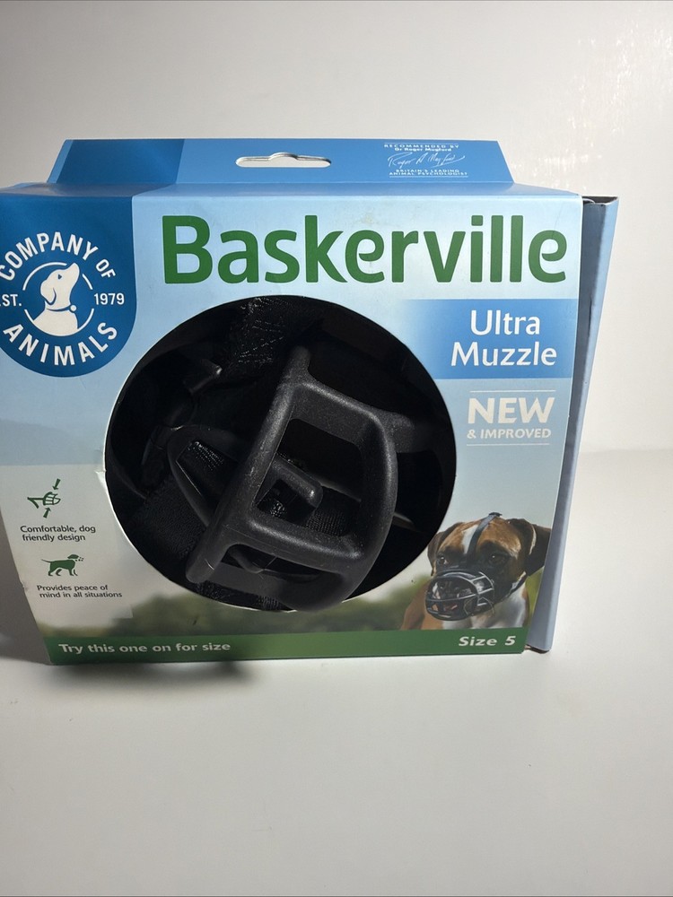 Baskerville Ultra Muzzle Black Size 3 - Brand New