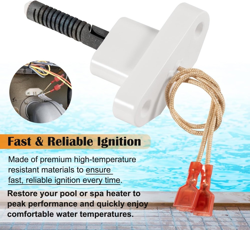 R0457502 Hot Surface Ignitor Replacement Fit for Zodiac Jandy Legacy LRZE Pool