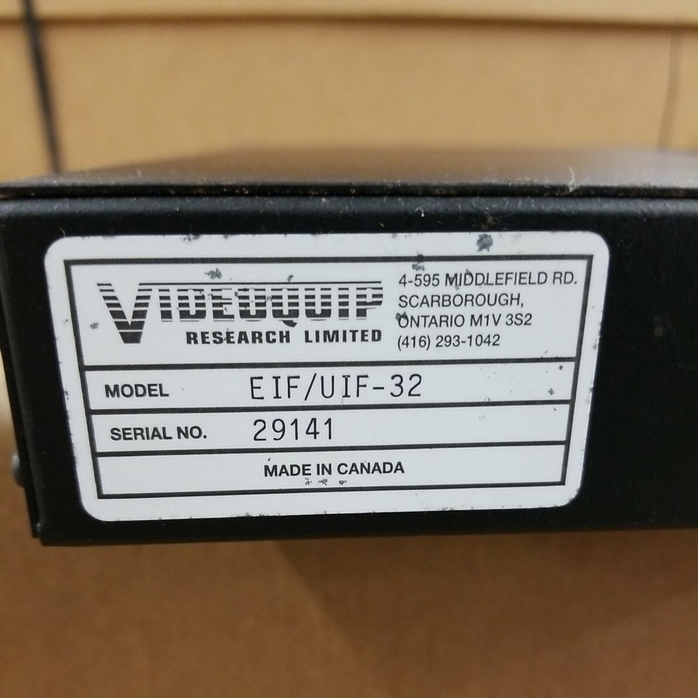 Videoquip Statmon UIF-32 Interface System
