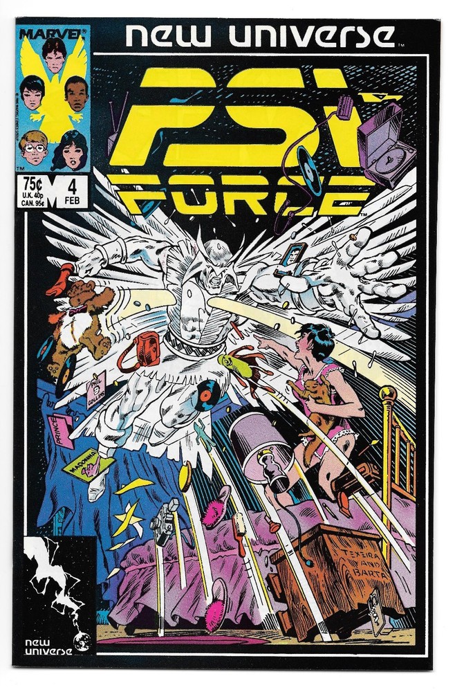 Psi-Force #4 (Feb 1987, Marvel)