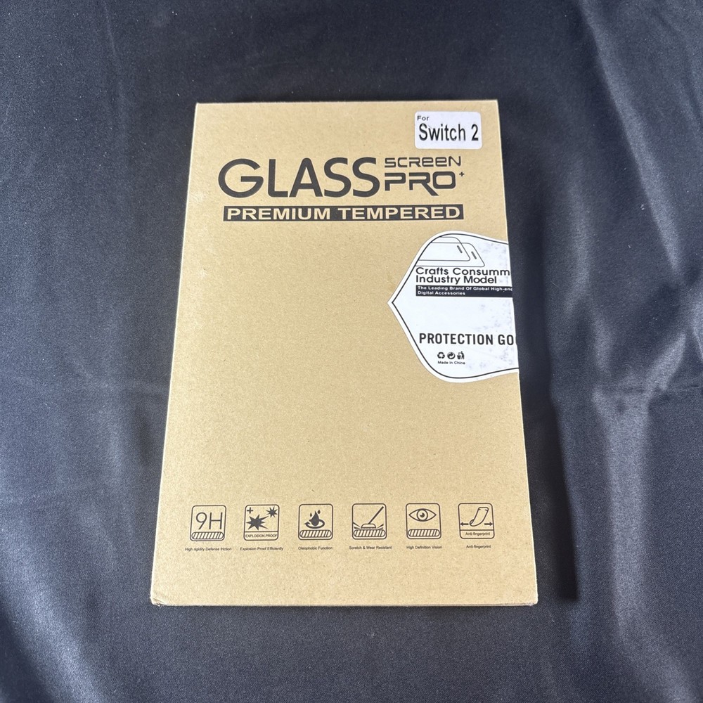 Switch 2 SCREEN PROTECTOR. Anti Finger Print 9h Glass Easy alignment