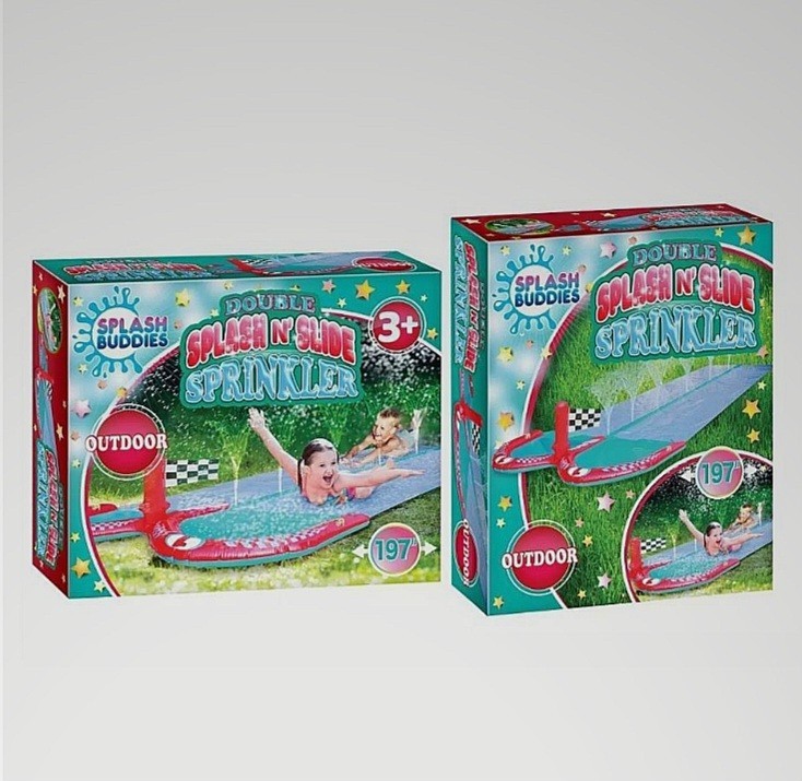 Splash buddies double splash n slide