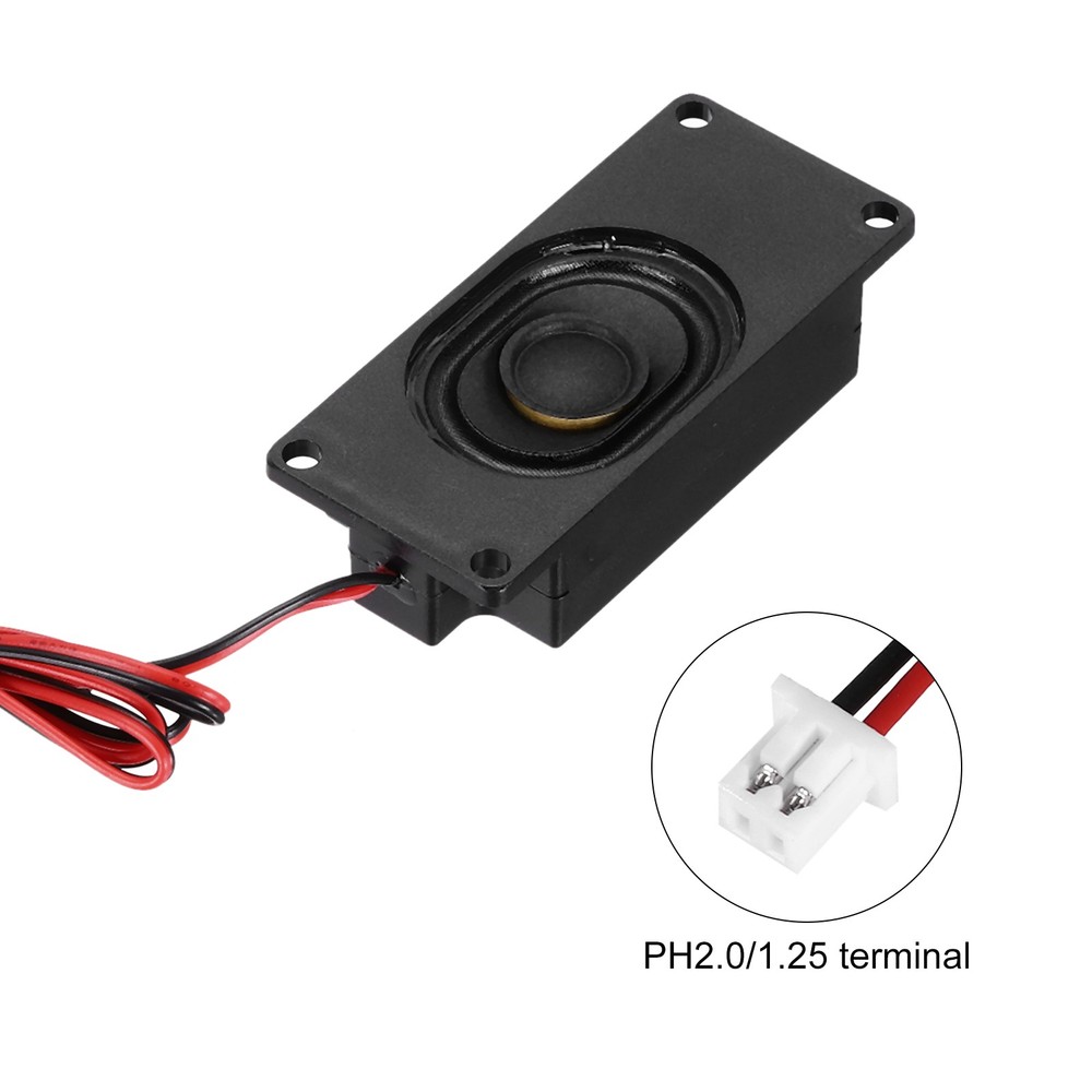 4 Pcs 3 Watt 8 Ohm Single Mini Speaker with Terminal Wire