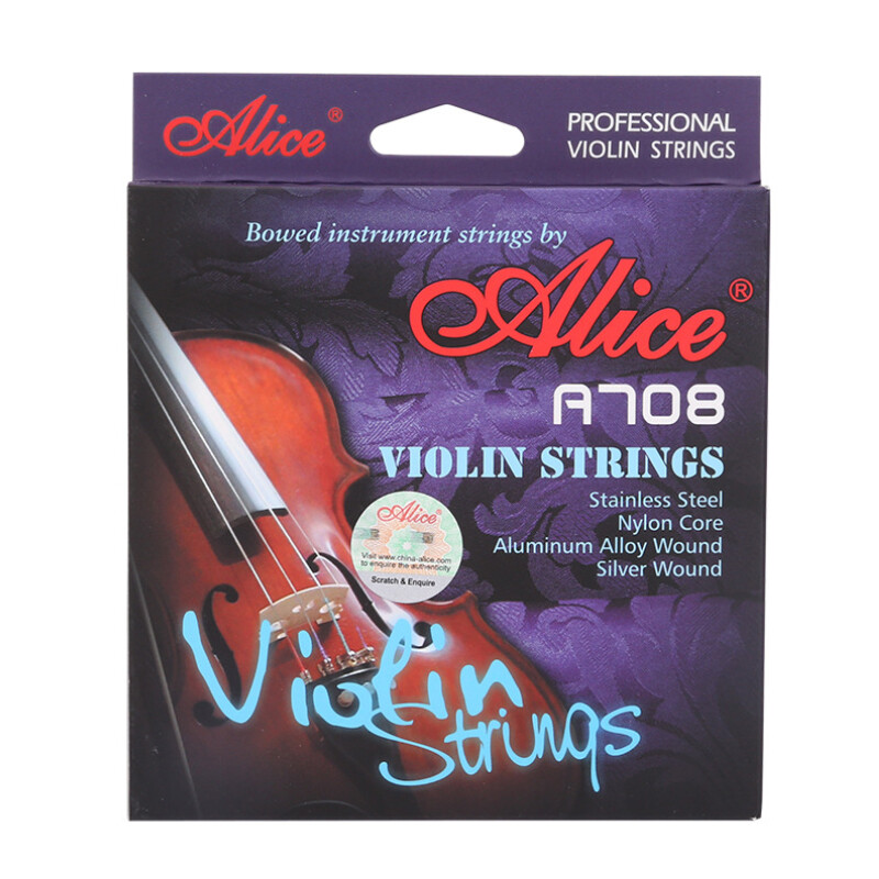 Alice A708 Professional Violin Strings 5-string Set E-1a E-1b A-2 D-3 G-4