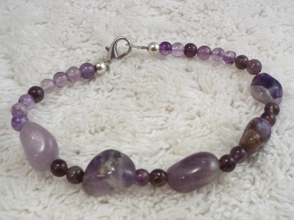 Amethyst Stone Bracelet (D56)
